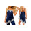(S, Navy Blue) Γυναικεία ασύμμετρα καμιζόλες αμάνικα τοπ 2