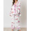 (M, White) Ensemble pyjama femme de nuit 2