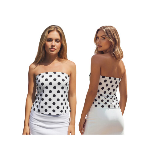 (XL, White) Γυναικεία Μπλούζα με Μοντέρνα, Καλοκαιρινά 1