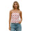 (XL, Red) Γυναικεία Μπλούζα με Μοντέρνα, Καλοκαιρινά 1