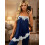 (S, Navy Blue) Γυναικεία ασύμμετρα καμιζόλες αμάνικα τοπ 6