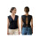 (XL, black) Γυναικεία καλοκαιρινή σατέν κοντό μανίκι 3