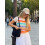 (XL, Orange) Γυναικείο Φαρδύ Πλεκτό Φθινοπωρινό Πουλόβερ 12