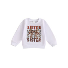(0-6 Months, White) Sweatshirts für Kleinkinder, Pullover, Frühling/Herbst.