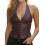 (M, Claret) Γυναικείο halter τοπ, για πάρτι. 1