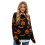 (XL, Black) Γυναικείο πλεκτό πουλόβερ και κολοκύθα. 1