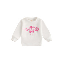 (12-18 Months, White) Dětské mikiny s a dívky.