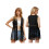 (XL, Black) Γυναικείο μπουφάν με μπροστινό μέρος. 2