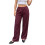 (M, Red) Pantalon ample rayé le printemps. 1