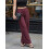 (S, Red) Pantalon ample rayé le printemps. 3