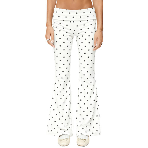 (XL, White) Γυναικείο φαρδύ παντελόνι ανοιξιάτικο καλοκαίρι.