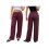 (S, Red) Pantalon ample rayé le printemps. 2