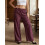 (M, Red) Pantalon ample rayé le printemps. 5
