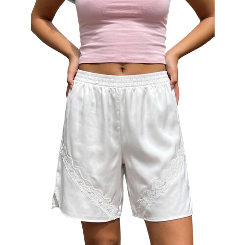(S, White) Robe courte en et décontractée.