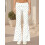 (XL, White) Γυναικείο φαρδύ παντελόνι ανοιξιάτικο καλοκαίρι. 2