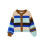 (XL, Blue) Γυναικείο Πλεκτό Ζακέτα Λαιμόκοψη, Μακρυμάνικο 1