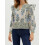 (S, Blue) Hauts de maternité streetwear décontracté 8