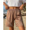 (S, Light Brown) Robe courte en et décontractée. 5