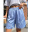 (XL, Blue) Robe courte en et décontractée. 4