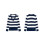 (S, Navy Blue) Γυναικείο Πουλόβερ Φθινοπώρου Λαιμόκοψη, Streetwear 3
