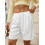 (M, White) Robe courte en et décontractée. 4