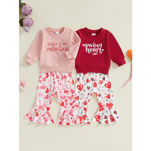 (0-6 Months, Pink) Σετ 2 τεμαχίων σχέδιο καρδιάς. 2
