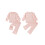 (6-12 Months, Pink) Φθινοπωρινά σύνολα για 2 τεμαχίων 2