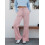 (M, Pink) Γυναικεία Casual Παντελόνια με Ελαστική Μέση και Τσέπες, Ριχτό Streetwear 2