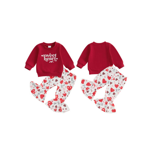 (18-24 Months, Red) Seturi de Ziua de inimă. 1