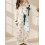 (L, White Bow) Weihnachtspyjama für Mutter passende Hose. 4