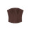(M, Dark Brown) Γυναικεία αμάνικα τοπ και κόκαλα 8