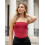 (S, Red) Γυναικεία αμάνικα τοπ και κόκαλα 5
