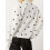 (S, White) Γυναικείο μπλουζάκι μακρύ γιακάς, streetwear 8