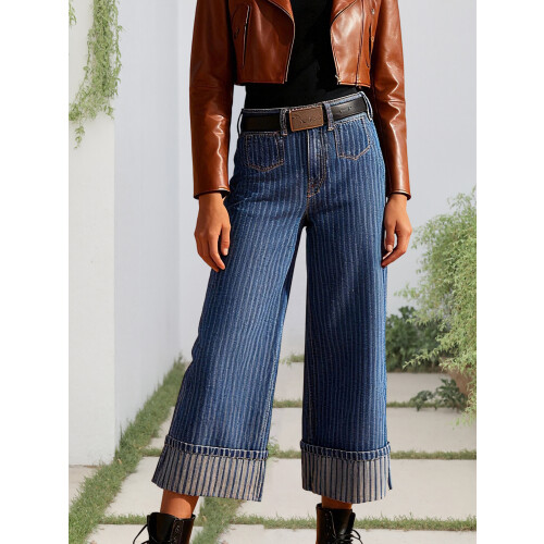 (XL, Blue) Γυναικείο τζιν με τσέπες, Streetwear 2