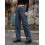 (XL, Blue) Γυναικείο cargo τζιν για streetwear 3
