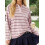 (XL, Pink) Γυναικείο μπλουζάκι μακρύ γιακάς, streetwear 6