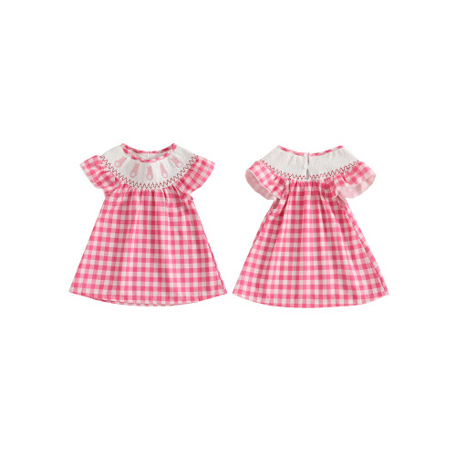 (18-24 Months, Pink) Rochie pentru fetițe tip A-line. 1