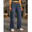 (L, Blue) Γυναικείο cargo τζιν για streetwear 5