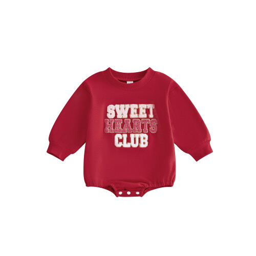 (9-12 Months, Red 2) Macacão infantil de e meninas.