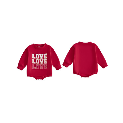 (6-9 Months, Red 1) Macacão infantil de e meninas. 1
