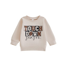 (18-24 Months, Beige) Φούτερ για Νήπια Ράγκμπι Στάμπα
