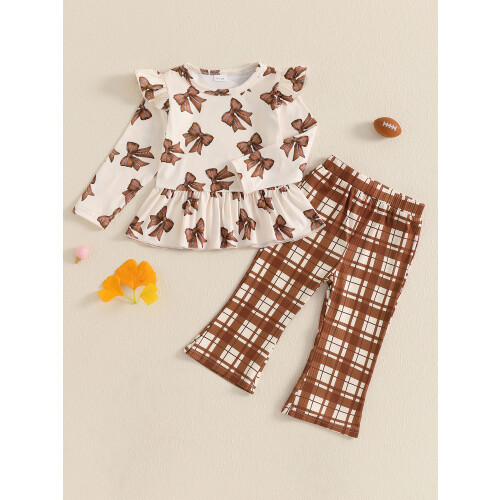 (2-3 Years, Brown) Σετ παντελονιών για φθινοπωρινό outfit 2