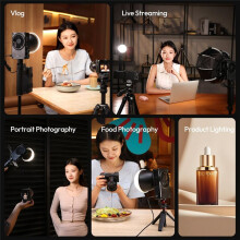 Ulanzi C01 100W COB Bi-Color LED Light 14500Lx 100W COB Light 2700-6500K with Cooling Fan for Live Vlog Shooting