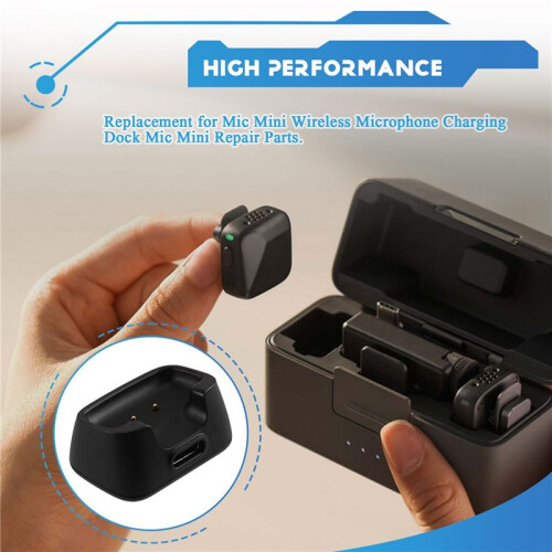 Replacement for  Mic  Wireless Microphone Charging Dock Mic  Repair Parts 2