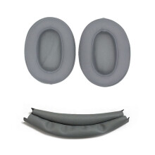Ear Pads for WH-XB900N Headphones Earmuff Replacement Soft Sponge Foam Cushions Grey
