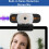 4K Auto Zoom Webcam with Remote Control,Privacy Cover and Microphone,WebCamera for PC/Laptop/Desktop,Video Conferencing 5