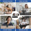 4K Auto Zoom Webcam with Remote Control,Privacy Cover and Microphone,WebCamera for PC/Laptop/Desktop,Video Conferencing 8