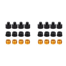 24 Stück Mikrofon Gewinde Adapter Set Mikrofon Ständer Adapter 5/8 Buchse Auf 3/8 Stecker und 3/8 Buchse Auf 5/8 Außengewinde Schrauben Adapter