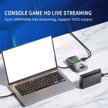 USB 3.0 Capture Card,Full HD 1080P 60 FPS Video Game Recording and Live Streaming Works for PS5//Camera/PC/OBS