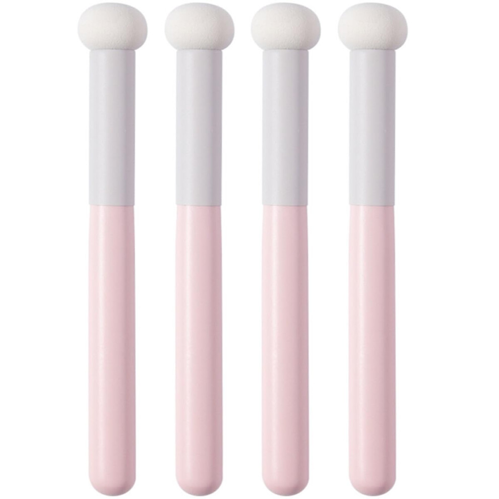 Makeup Powder Puff with Ergonomic Handle for Flawless Loose Powder and Foundation Application